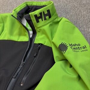 Helly Hansen Wildebeast Softshell Jacket Womens Medium Green Black ICCU Logo NWT